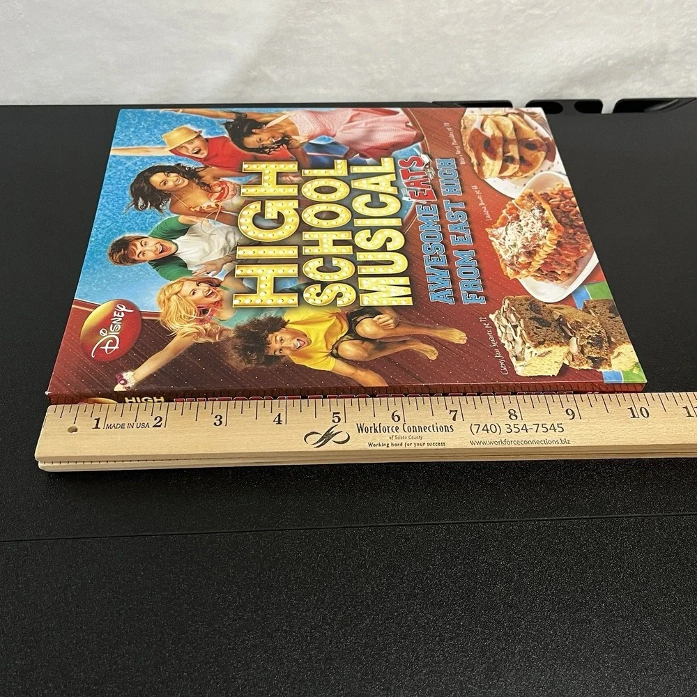 High School Musical COOKBOOK Awesome Eats East High 2008 1st Edition Spiral Book